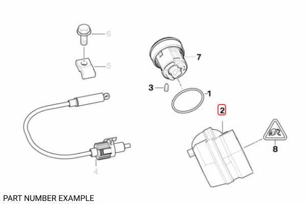 Genuine BMW Steering Column Ignition Switch – 61326901961
