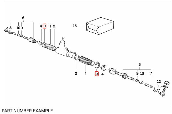 Genuine BMW Steering Tension Strap – 32131094100