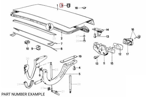 Genuine BMW Stop Buffer - 51241933395