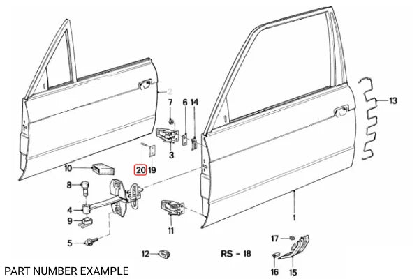 Genuine BMW Stud Bolt M8X25 - 41511925444