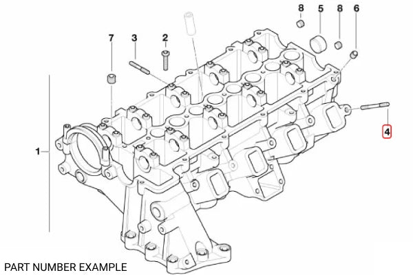 Genuine BMW Stud Bolt – 11127806054
