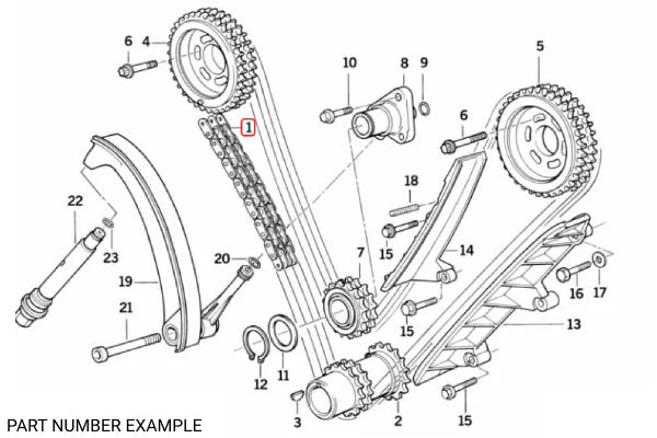 Genuine BMW Timing Chain for M60 - 11317598263