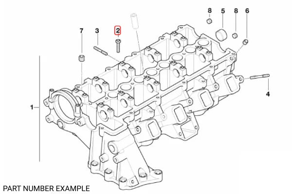 Genuine BMW Torx Bolt – 11127806056