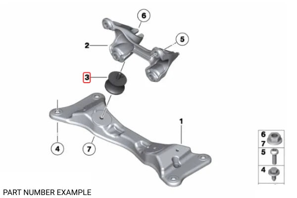 Genuine BMW Transmission Mount – 22316799331
