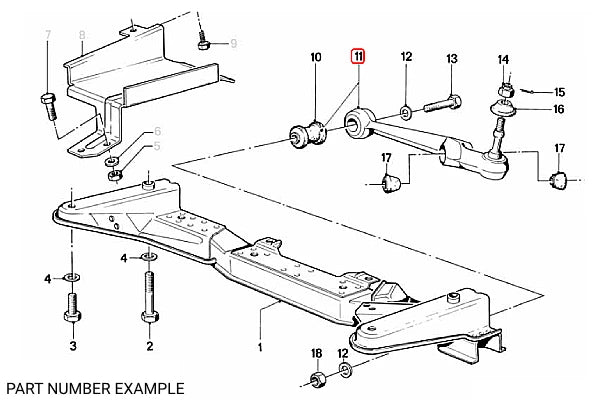 Genuine BMW Front Left Track Control Arm for E21 – 31121114700