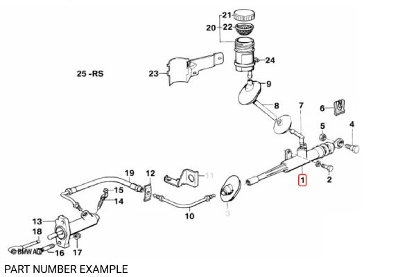 Genuine Clutch Slave Cylinder - 21521116300