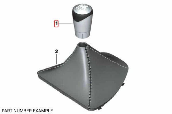 Genuine Alcantara Performance Shift Knob - 5 Speed - 25110429267