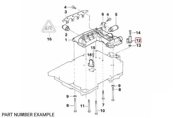 Genuine BMW Speed Sensor - 24341219316
