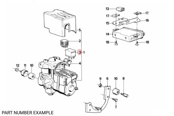 Genuine ABS Relay - 34511157426