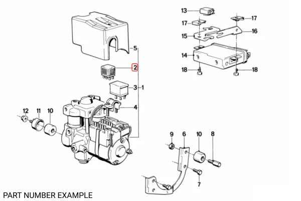 Genuine ABS Pump Timing Relay - 34511157427
