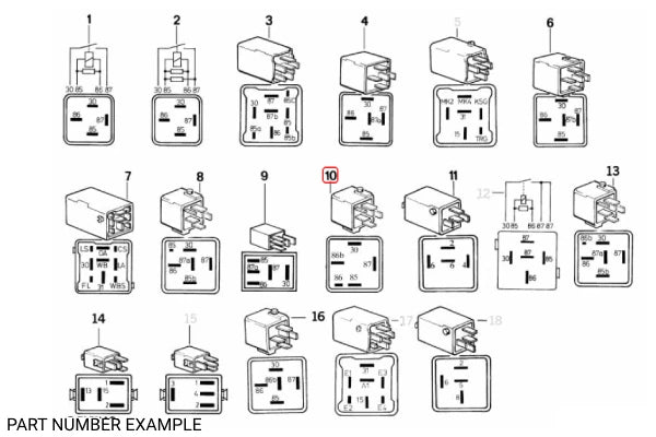 Genuine Relay Yellow - 61361390383