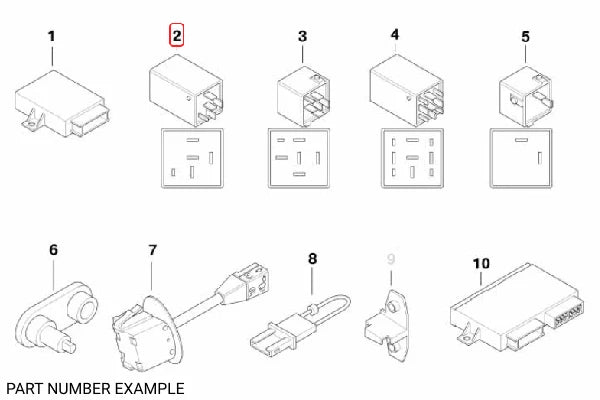 Genuine Multi-Purpose Relay (6 Prong) - 61358350566