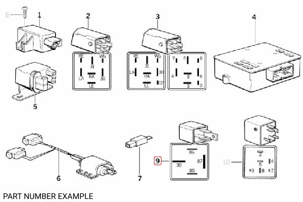 Genuine ABS / ASC Relay - 61358365326