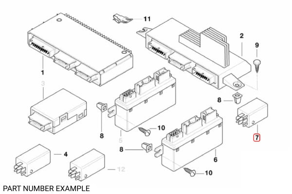 Genuine Relay Switch Off - 61354101608