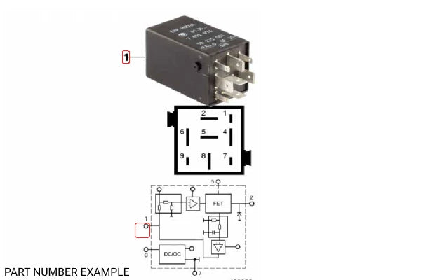 Genuine Fuel Pump Relay - 61357892976