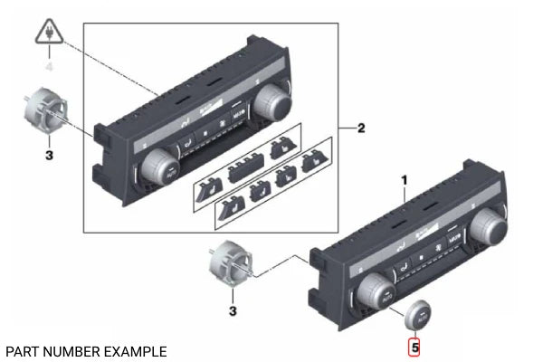 Genuine Climate Control Repair Kit - 61319393931