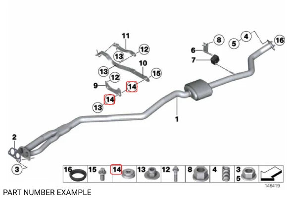 Genuine BMW Rubber Bushing – 18207546579