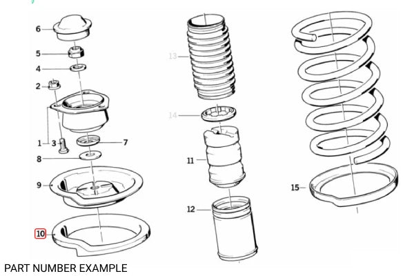 Upper Spring Pad 3mm – 31331128523