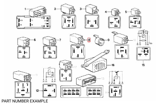 Starting Control Unit Safety Belt - 61311372717