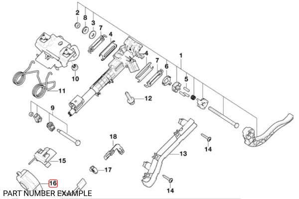 Genuine Steering Angle Switch - 32306793632