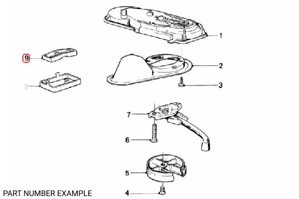 Genuine Power Window Switch - 61311381205