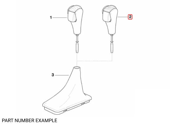 Genuine Graphite Metallic Leather Shifter Knob - 25167528405