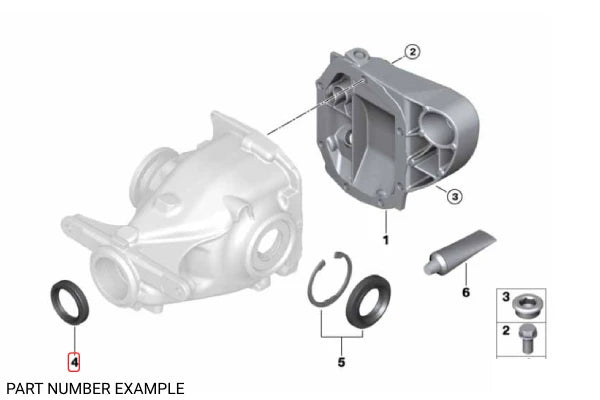 Genuine BMW Differential Input Shaft Seal – 31507609535