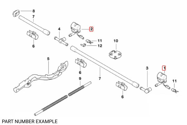 Genuine BMW Windsheild Spray Nozzle – 61667056732