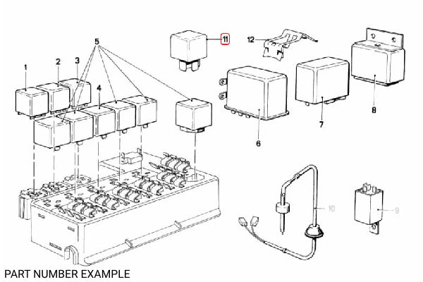 Genuine Starter Relay - 61311243207