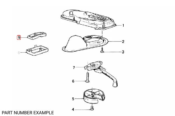 Non-Illuminated Sunroof Switch - 61311381204