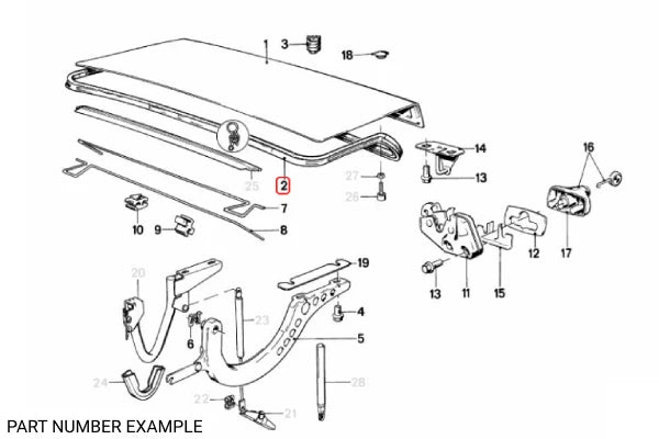 Genuine Boot Rubber Gasket - 51711884149