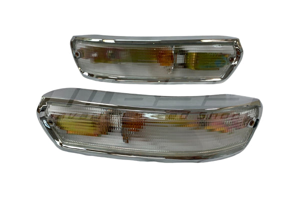 BMW 1502–2002 Clear Flat Front Turn Signal Set