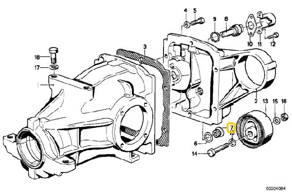 Differential Drain Plug M22 x 1.5 - 33117525064