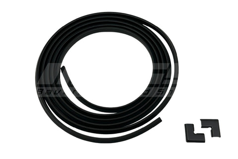 Rear Windshield Moulding Set - Black / All Model