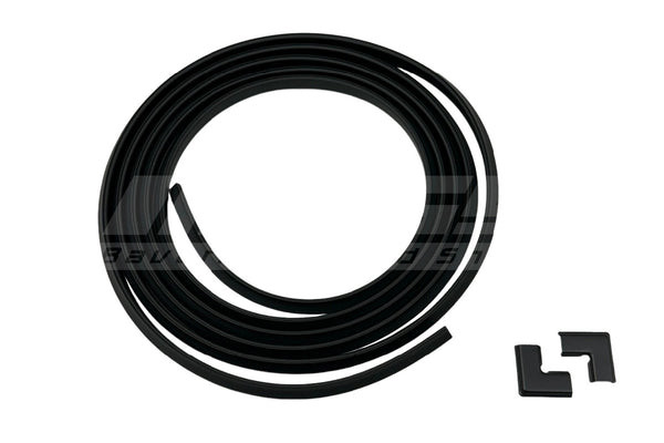 Rear Windshield Moulding Set - Black / All Model