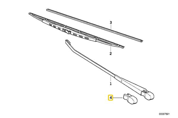 Wiper Arm Covers - 61611376313