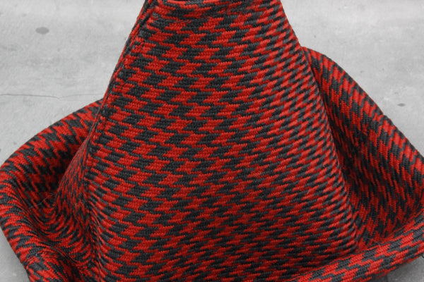 Red Houndstooth Shift Boot