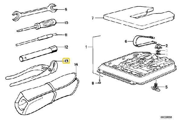Pliers for Original Tool Box - 71111179522