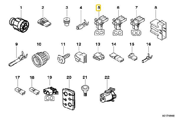 Plug Terminal Right Angle Black – 61131378416