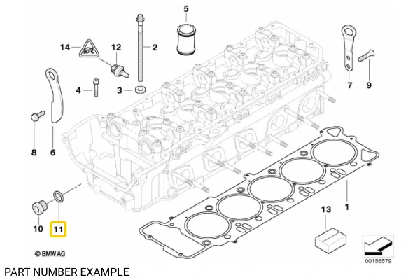 Genuine BMW Aluminium Seal Ring (Crush Washer) M22x27x1.5 - 07119963355