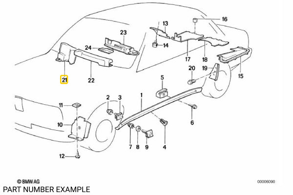 E30 M3 Firewall Trim Panel - 51711380392