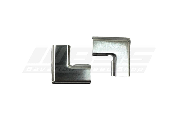 BMW E30 Rear Windscreen Moulding Set - Early / Chrome -  51311884408 /  51311884409 / 51311884410
