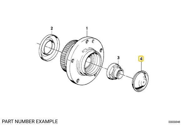 Genuine BMW Dust Cover Bearing – 31206777789