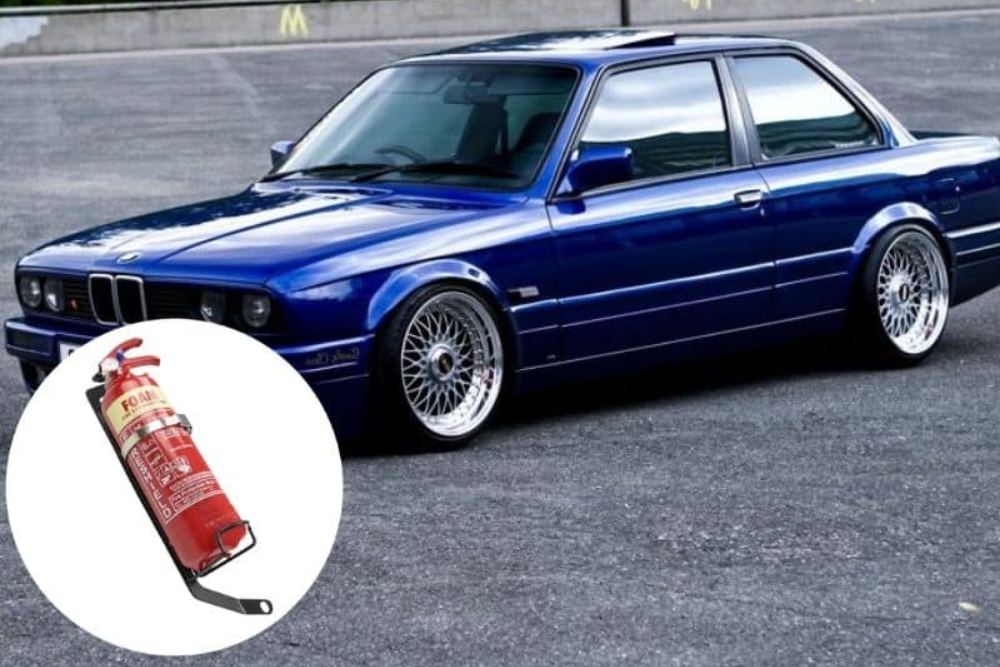 E30 Fire Extinguisher Bracket Bavarian Speed Shop