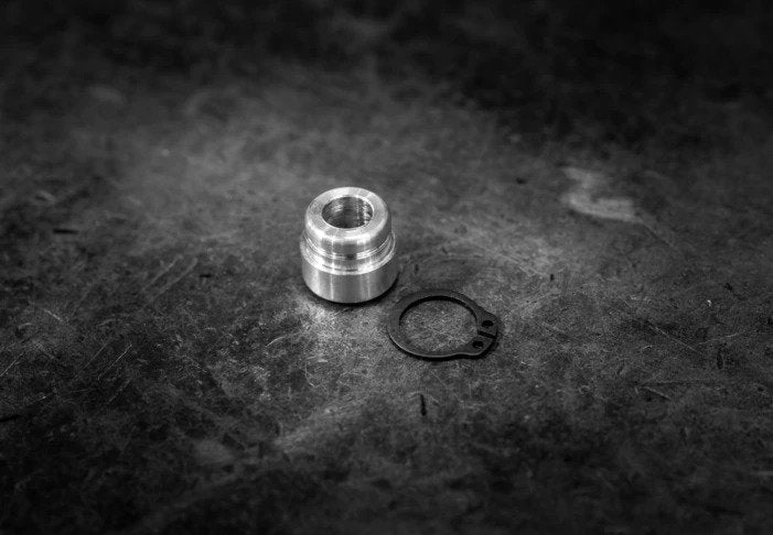 E30 Throttle Cable Bushings - Billet Aluminium - M20, M10